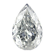 0.44 ct Pear Shape Diamond : J / SI1