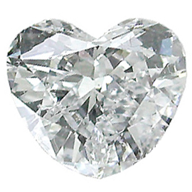 1.00 ct Heart Shape Diamond : D / SI1