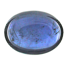 1.62 ct Cabochon Blue Sapphire : Deep Darkish Blue