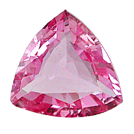 0.65 ct Trillion Sapphire : Rich Pink