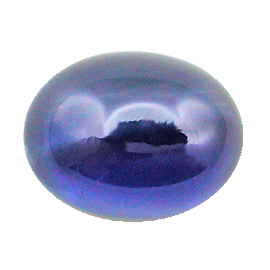 1.85 ct Cabochon Blue Sapphire : Deep Darkish Blue