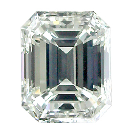 2.04 ct Emerald Cut Diamond : H / VS1