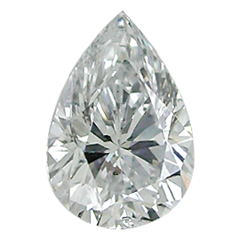 0.74 ct Pear Shape Diamond : D / SI1