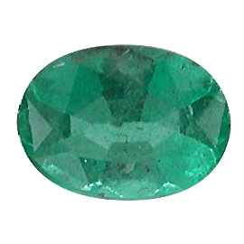 0.20 ct Oval Emerald : Fine Green