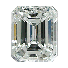1.00 ct Emerald Cut Diamond : G / VVS2
