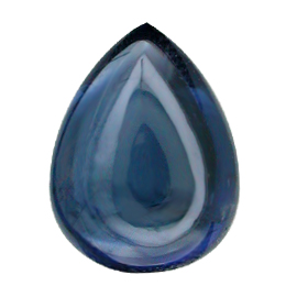 2.06 ct Cabochon Blue Sapphire : Fine Blue
