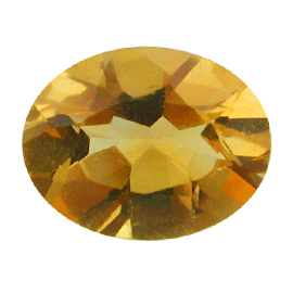 1.53 ct Oval Citrine : Golden Yellow