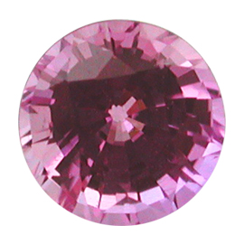1.27 ct Round Sapphire : Fine Pink