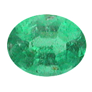0.26 ct Oval Emerald : Fine Green