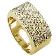 18K Yellow Gold 1.30cttw Diamond Ring