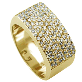 18K Yellow Gold Pave