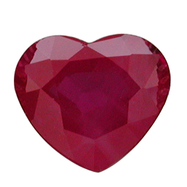 1.09 ct Heart Shape Ruby : Red