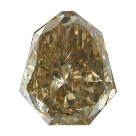 1.08 ct Shield Diamond : Fancy Cognac / SI2
