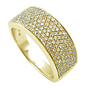 14K Yellow Gold 0.80cttw Diamond Ring