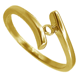 14K Yellow Gold Solitaire Setting