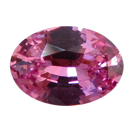 0.81 ct Oval Pink Sapphire : Fine Pink