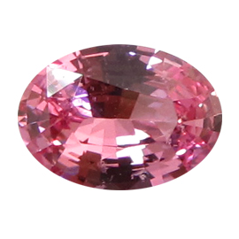 0.75 ct Oval Pink Sapphire : Rich Pink