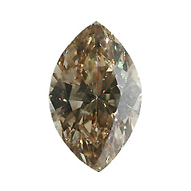 1.17 ct Marquise Diamond : Fancy Deep Yellow Brown / SI1
