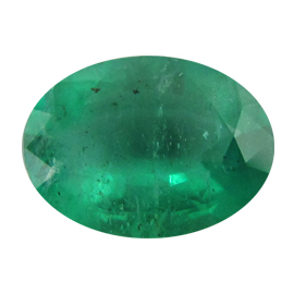 1.10 ct Oval Emerald : Green