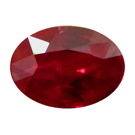 2.08 ct Oval Ruby : Pigeon Blood Red
