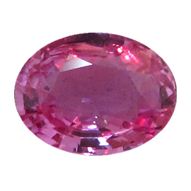 0.86 ct Oval Pink Sapphire : Fine Pink