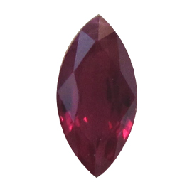 0.69 ct Marquise Ruby : Deep Rich Red