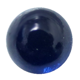 1.14 ct Cabochon Blue Sapphire : Rich Darkish Blue