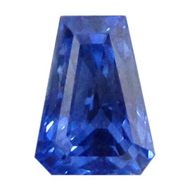 3.37 ct Shield Blue Sapphire : Fine Royal Blue