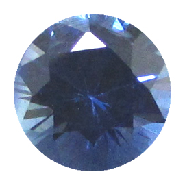 0.56 ct Round Blue Sapphire : Fine Blue