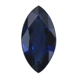 0.69 ct Marquise Blue Sapphire : Deep Rich Blue