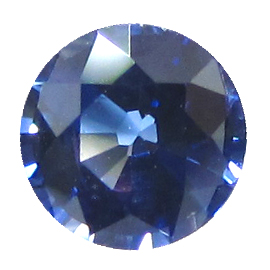0.60 ct Round Blue Sapphire : Fine Blue
