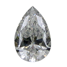 0.53 ct Pear Shape Diamond : D / SI1