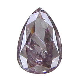 0.32 ct Pear Shape Diamond : Fancy Purple / I2
