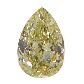 1.78 ct Pear Shape Diamond : Fancy Yellow / SI1