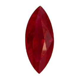 1.18 ct Marquise Ruby : Rich Red