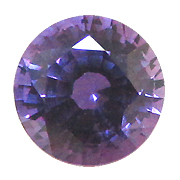 2.66 ct Deep Purple Round Sapphire