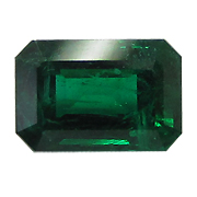 3.76 ct Rich Green Emerald Cut Emerald