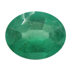 1.35 ct Oval Emerald : Fine Green