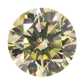 0.53 ct Round Diamond : Fancy Light Yellow / SI1