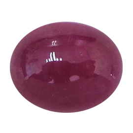 7.15 ct Cabochon Ruby : Deep Rich Red