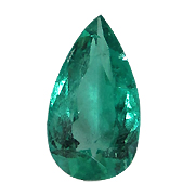 2.07 ct Fine Green Pear Shape Emerald
