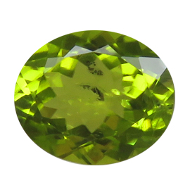 5.94 ct Oval Peridot : Rich Olive Green