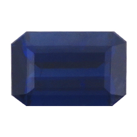 8.23 ct Emerald Cut Sapphire : Royal Blue