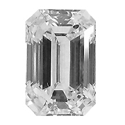 1.00 ct Emerald Cut Diamond : D / IF
