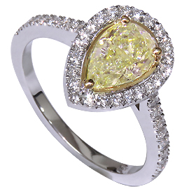 14K White Gold Multi Stone Ring : 1.53 cttw Diamonds
