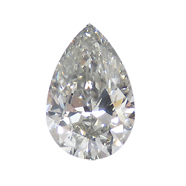 0.97 ct Pear Shape Diamond : Fancy Light Gray  / SI1