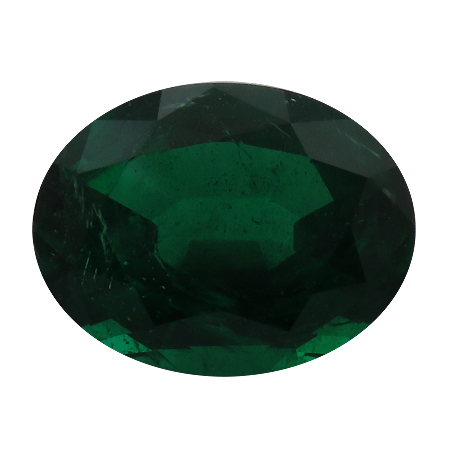 2.13 ct Oval Emerald : Deep Rich Green