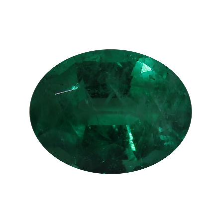 1.80 ct Oval Emerald : Deep Rich Green