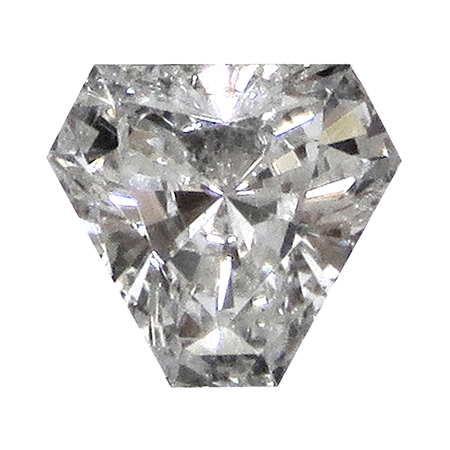 0.26 ct Cut-Corner Trillion Diamond : E / SI1