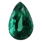 3.73 ct Green Pear Shape Emerald